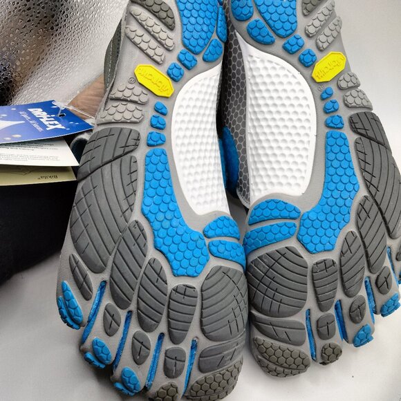 VIBRAM fivefingers W346 Bikila Womens Size 37 (6.5/7) Sky Blue Dark Grey Grey - Picture 6 of 10